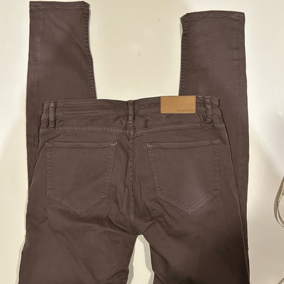 ALL SAINTS MAST GRAY JEANS SIZE 28 LIKE NEW - Picture 3 of 8